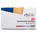 Caninsulin 40-UI syringes for dogs and cats / MSD