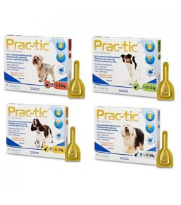 Prac-tic flea and tick treatment for dogs - Pipettes