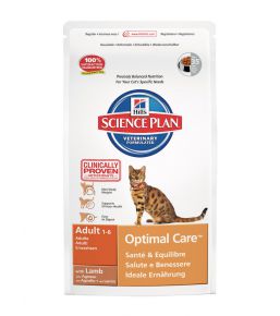 Hill's Science Plan Feline Adult Optimal Care Lamb