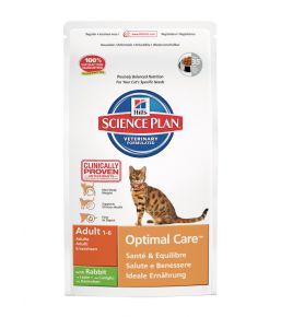 Hill's Science Plan Feline Adult Optimal Care Rabbit