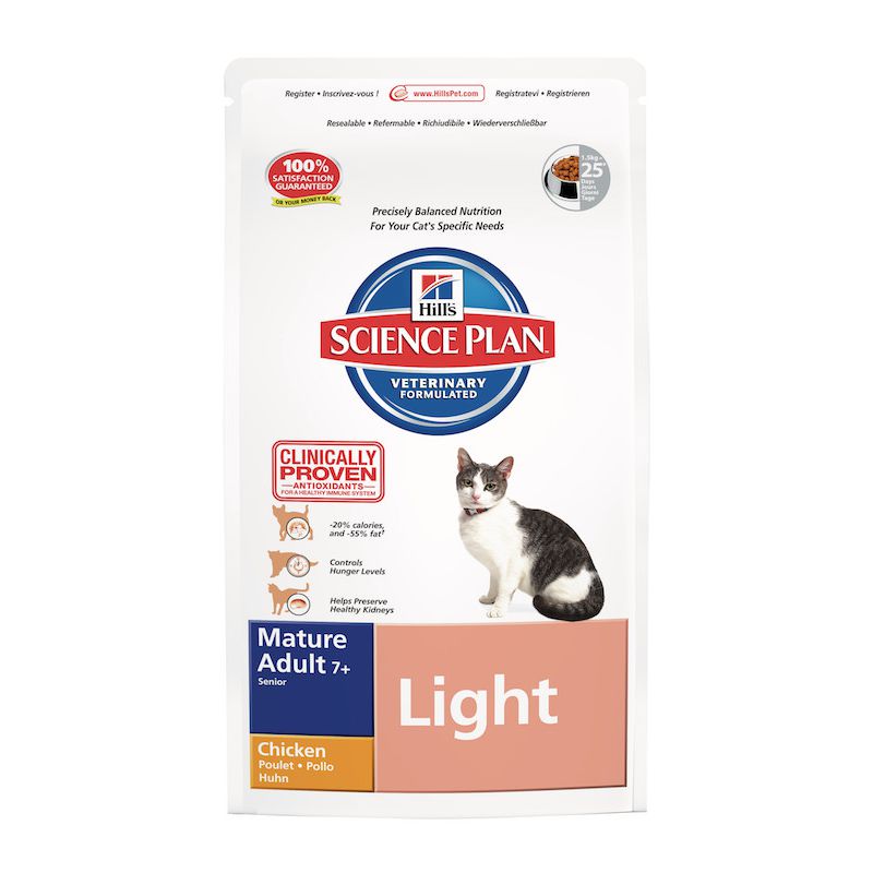 science plan light cat food