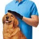 Grooming / brushing glove for dogs and cats