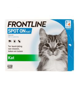 Frontline Spot On - Anti-tick and anti-flea pipettes for cats