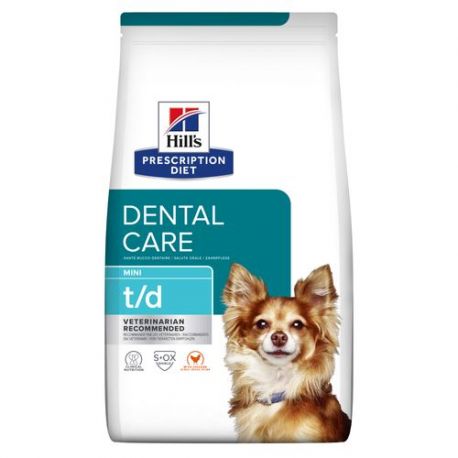 Hill's Prescription Diet T/D Mini Canine - Dog kibbles 