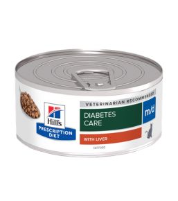 Hill's Prescription Diet m/d Feline with minced liver - Cans