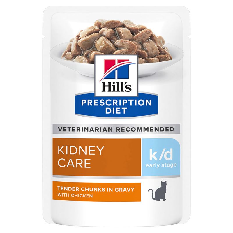 Hill s Prescription Diet k d Feline Early Stage Pouches for cats with early stage kidney disease Hill s Direct Vet