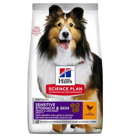 Hill's Science Plan Canine Adult Sensitive Stomach & Skin - Dog kibbles