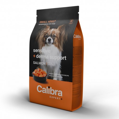 Calibra Expert+ Small Adult Sensitive + Derma Support Salmon - Dry Dog Food