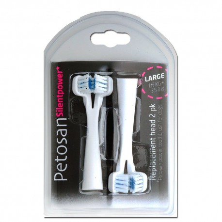 Petosan - Silentpower electric toothbrush replacement head