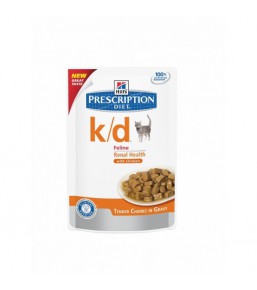 Hill's Prescription Diet k/d Feline with chicken Pouch Meals
