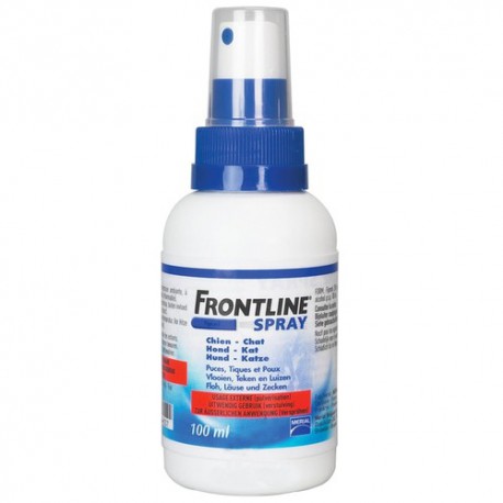 Spray anti-puces pour chien et chat 100ml – Frontline - Pet & Co