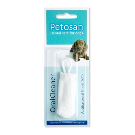 Petosan - Oral Cleaner microfibre finger toothbrush